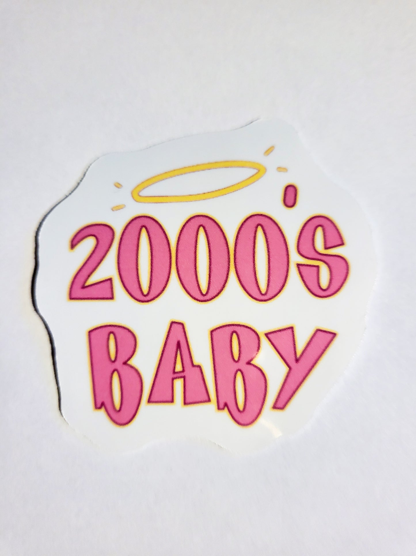 2000's Baby Sticker - Holographic, Glossy, or Sparkle Finish - y2k gen z