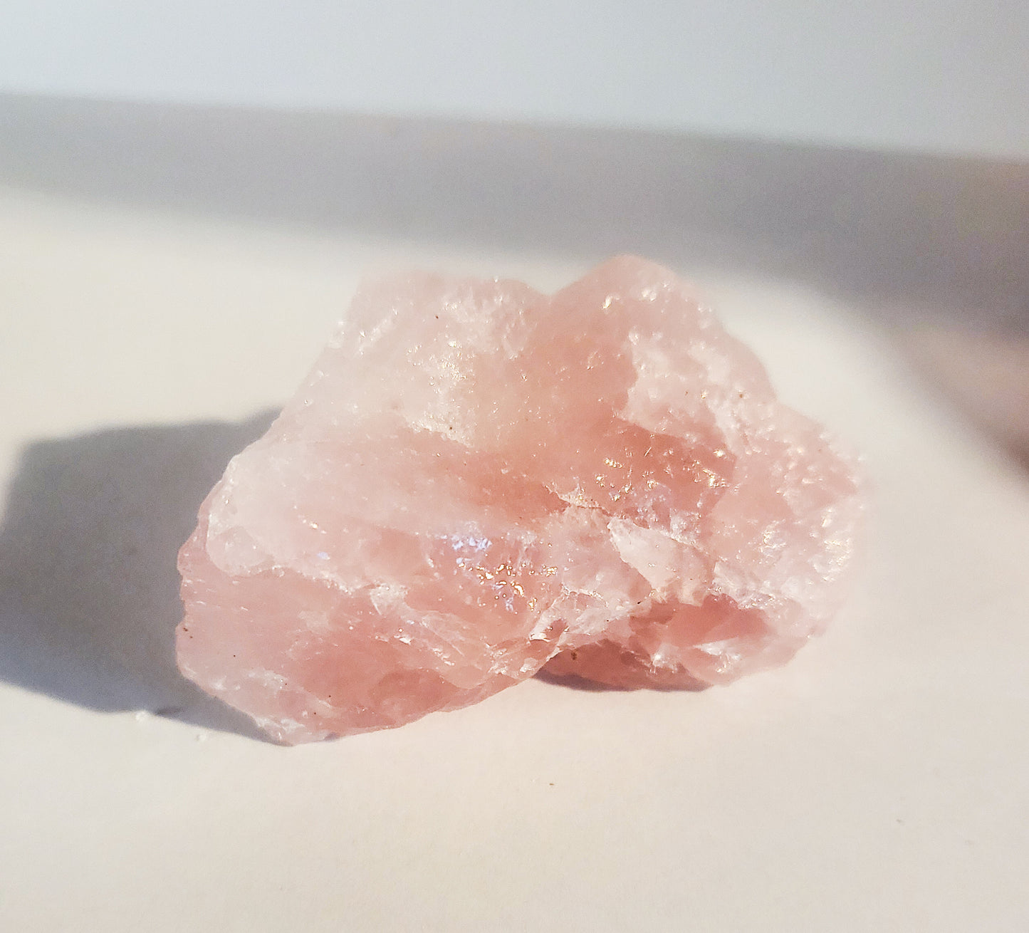 Raw Rose Quartz - Approx. 2" / 1.5 oz. each