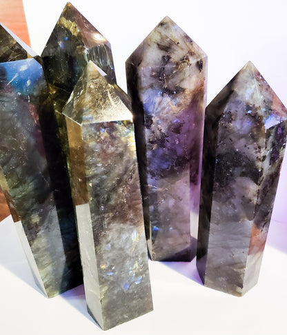 Large Labradorite Towers