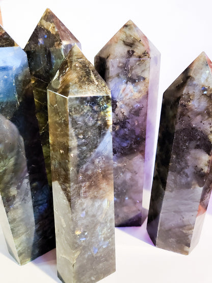 Large Labradorite Towers