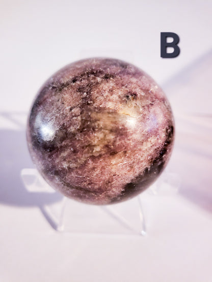 Lepidolite Spheres