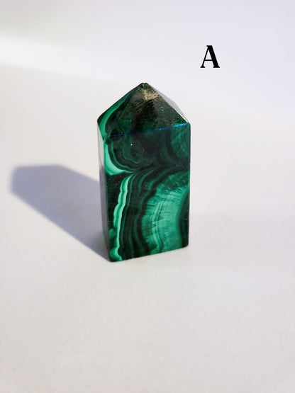 HQ Natural Malachite Towers