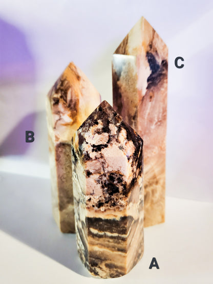 Chocolate Calcite Towers