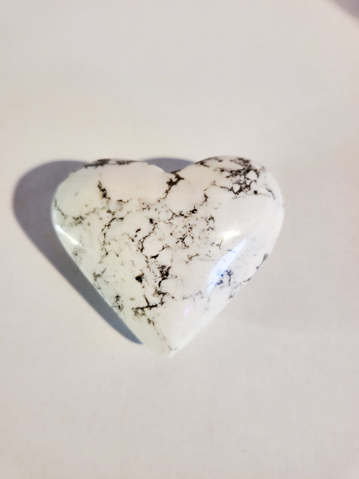 Howlite Heart