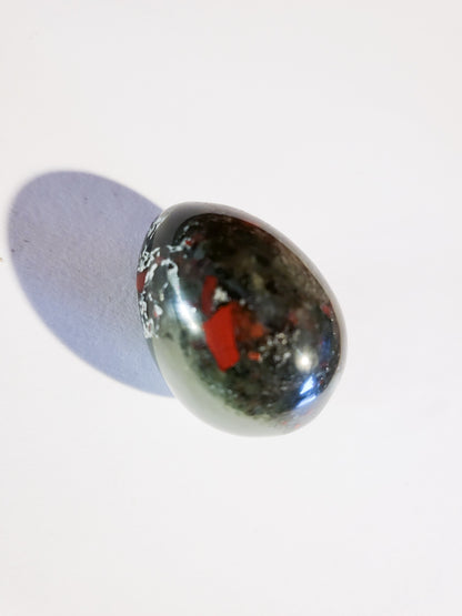 African Bloodstone Mini Egg - 1.5" - .8 oz