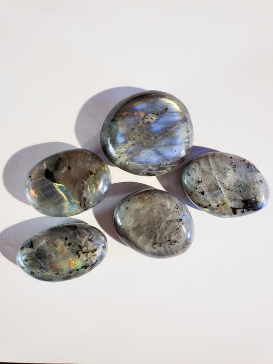 Labradorite Palm Stones - 1.5 oz