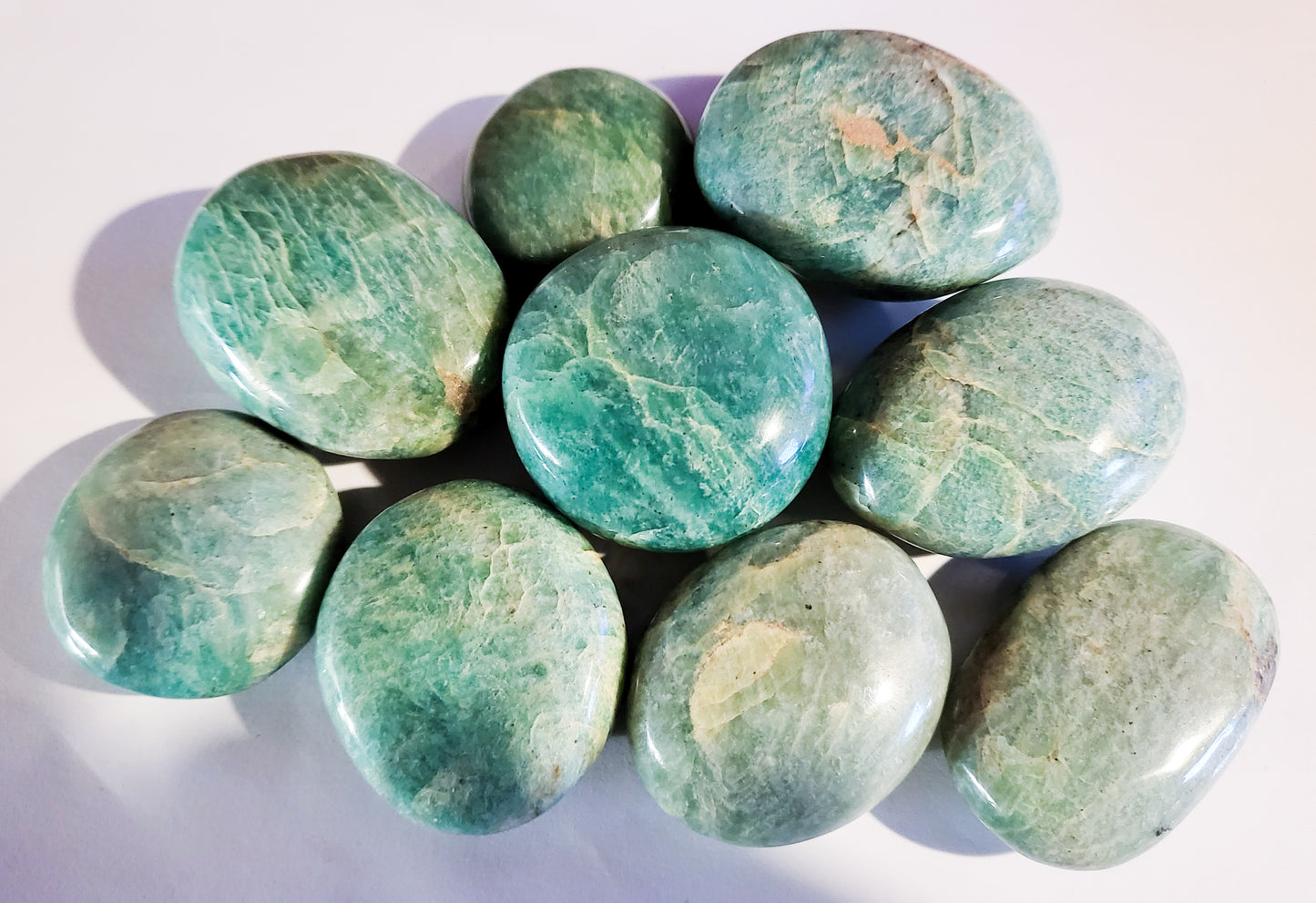 Amazonite Palm Stones - 1.5 - 5 oz