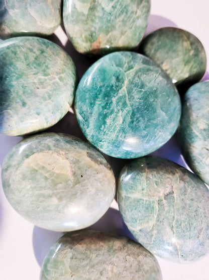 Amazonite Palm Stones - 1.5 - 5 oz