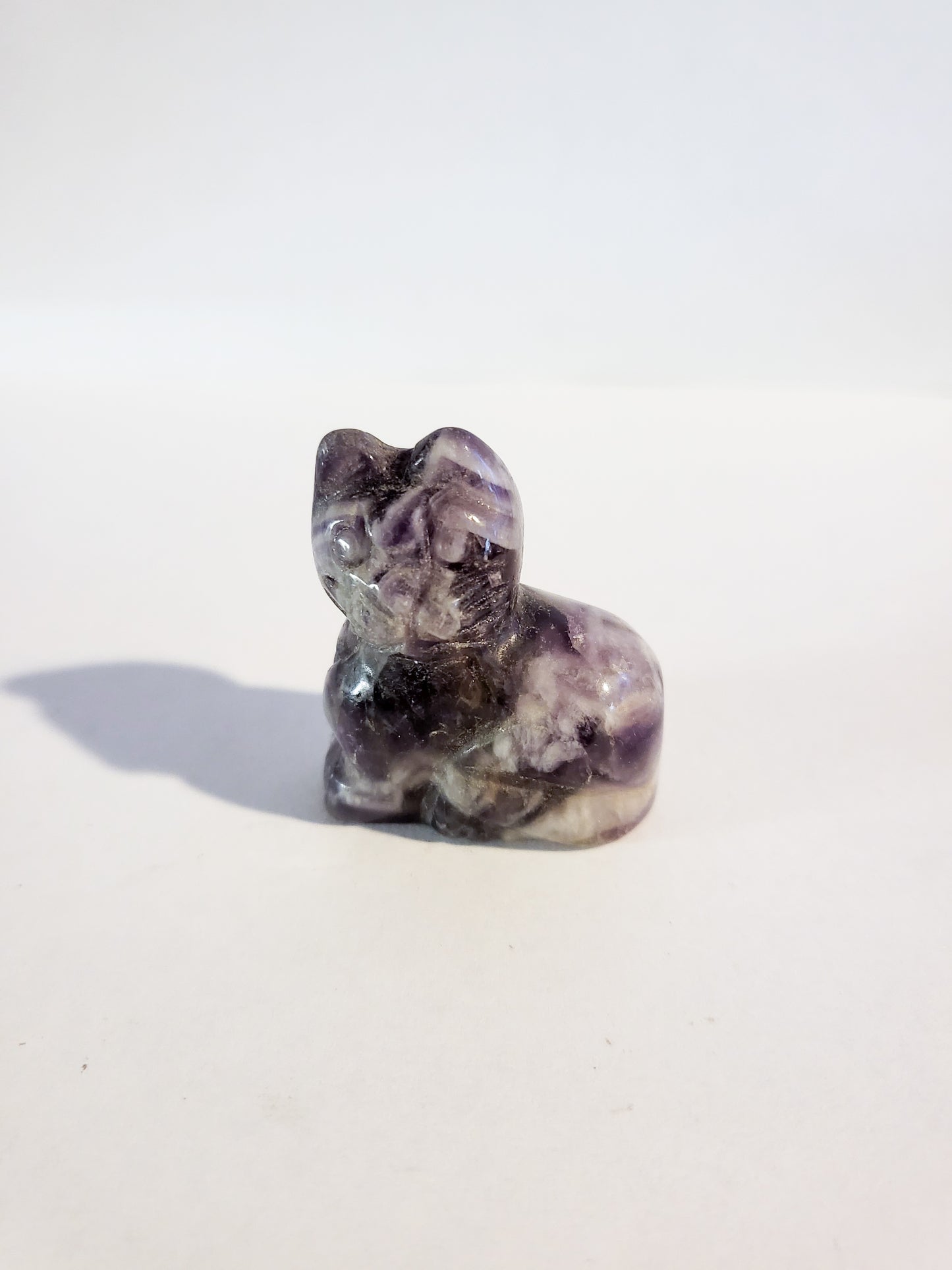 Amethyst Cat Carving