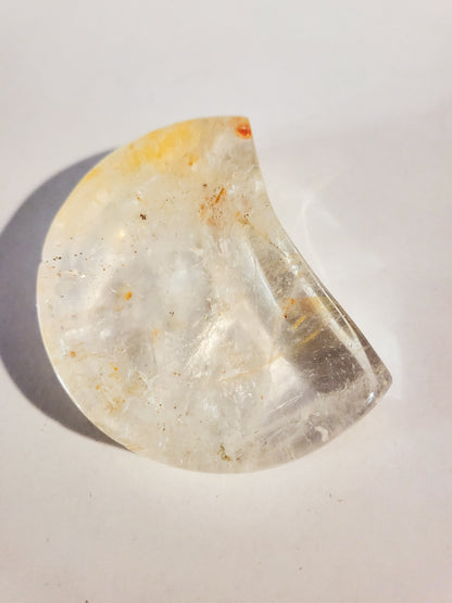 Clear Quartz Moon Bowl