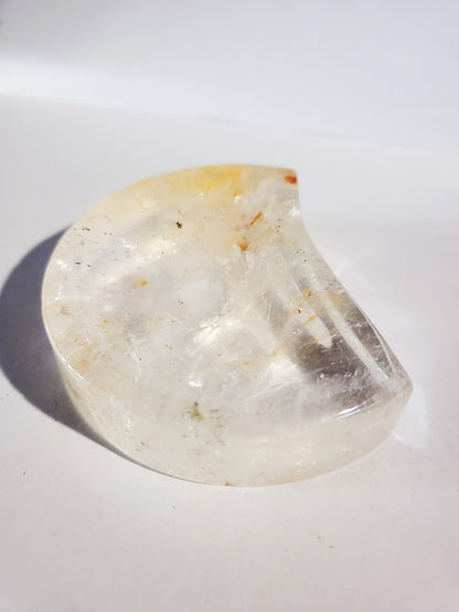 Clear Quartz Moon Bowl