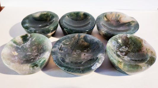 Moss Agate Mini Bowls