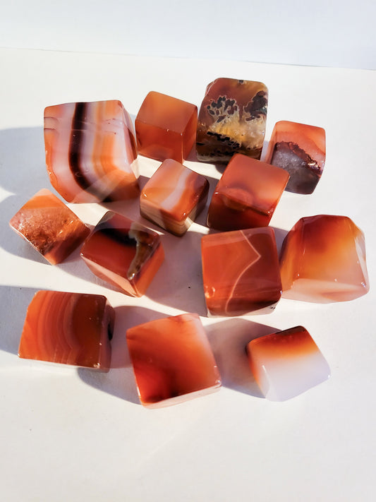 Carnelian Cubes .5 - 2 oz