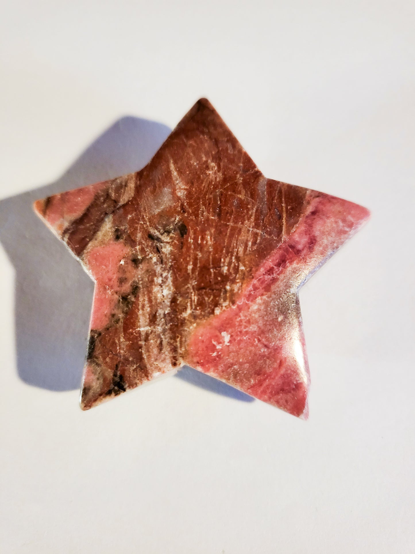 Rhodonite Star - 2.2" - 2.1 oz