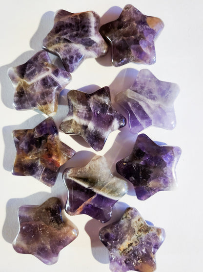 Amethyst Mini Stars - 1.2" - .4 oz