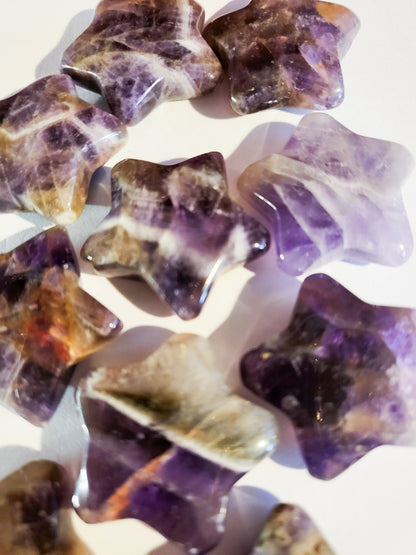 Amethyst Mini Stars - 1.2" - .4 oz