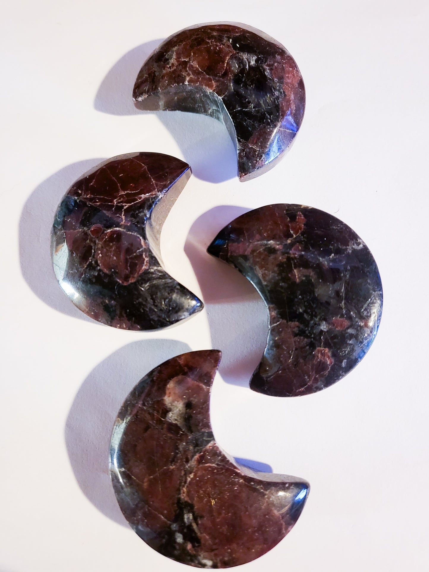 Garnet Moons - 2.2" - 3.2 oz