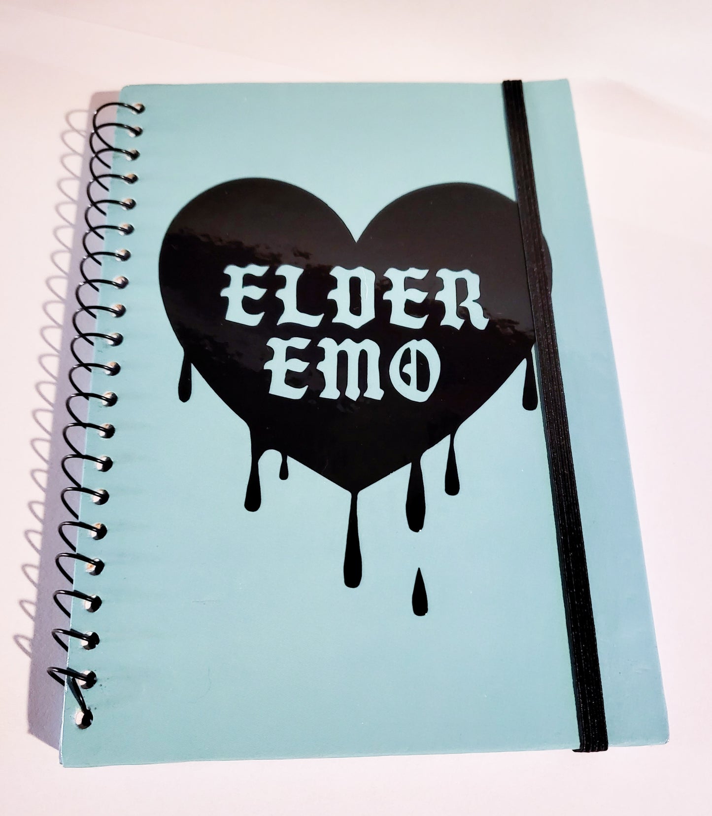 Elder Emo Spiral Notebook - 5" x 7" - 80 lined sheets