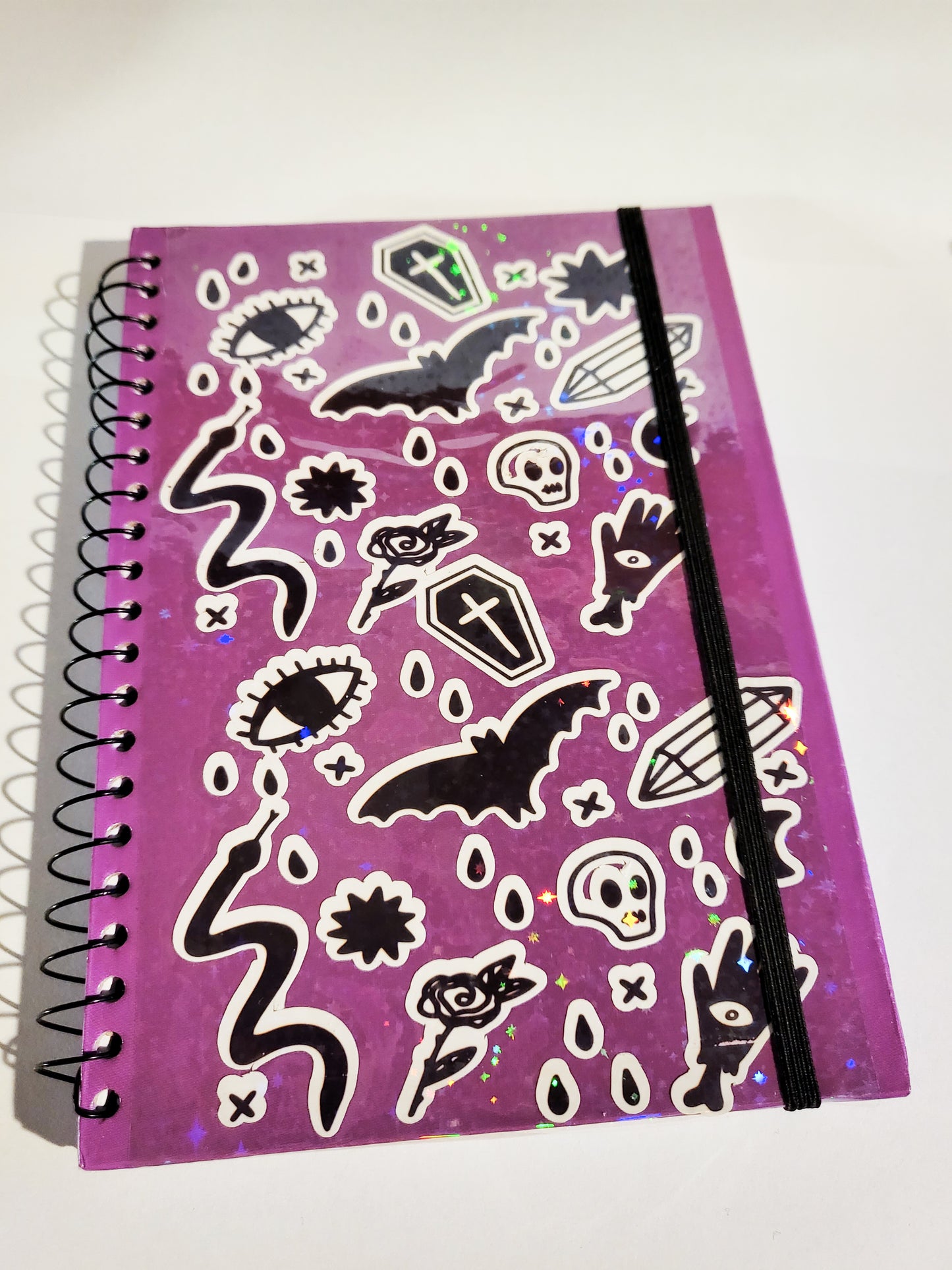 Creepy Vibes Spiral Notebook - 5" x 7" - 80 lined sheets