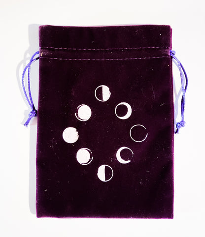 Velvet Moon Phases Tarot Bags - 5" x 7"