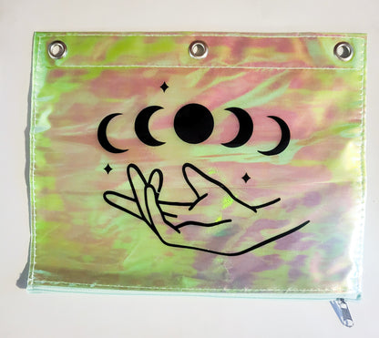 Moon Phases Binder Pouch - 9.9" x 7.9"