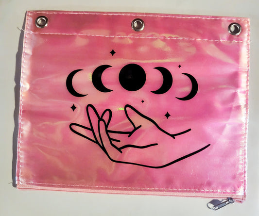 Moon Phases Binder Pouch - 9.9" x 7.9"