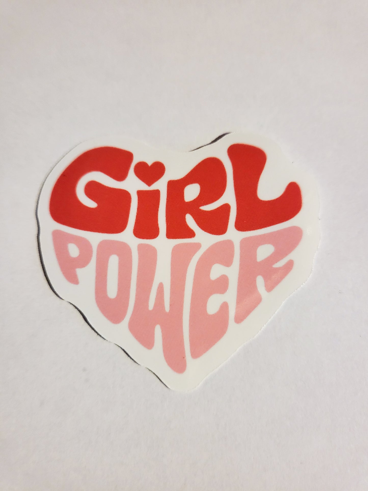 Girl Power Sticker - Glossy or Holographic - 2.3" x 2.1"