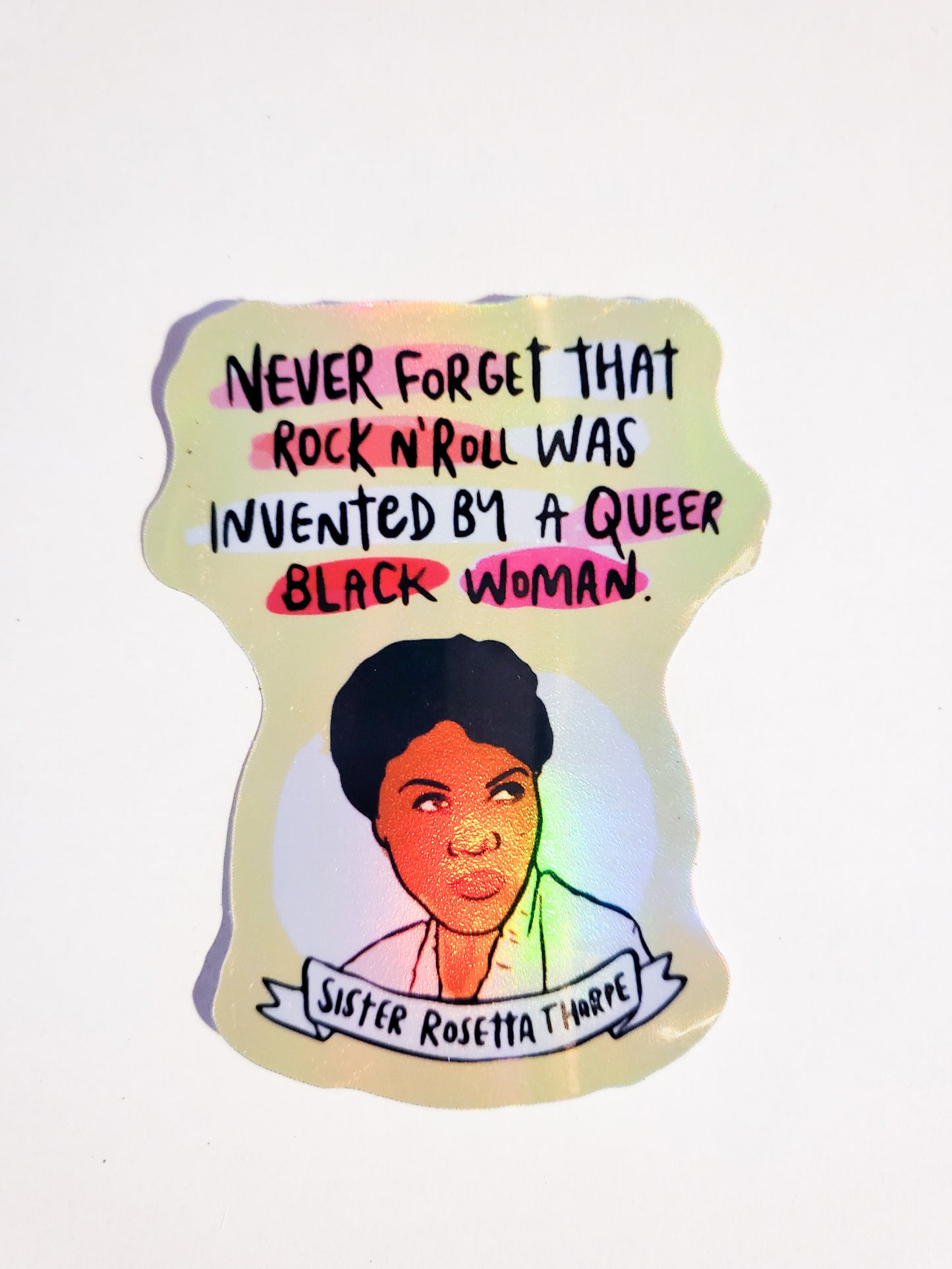 Sister Rosetta Tharpe Sticker - Glossy or Holographic - 2.4" x 3"