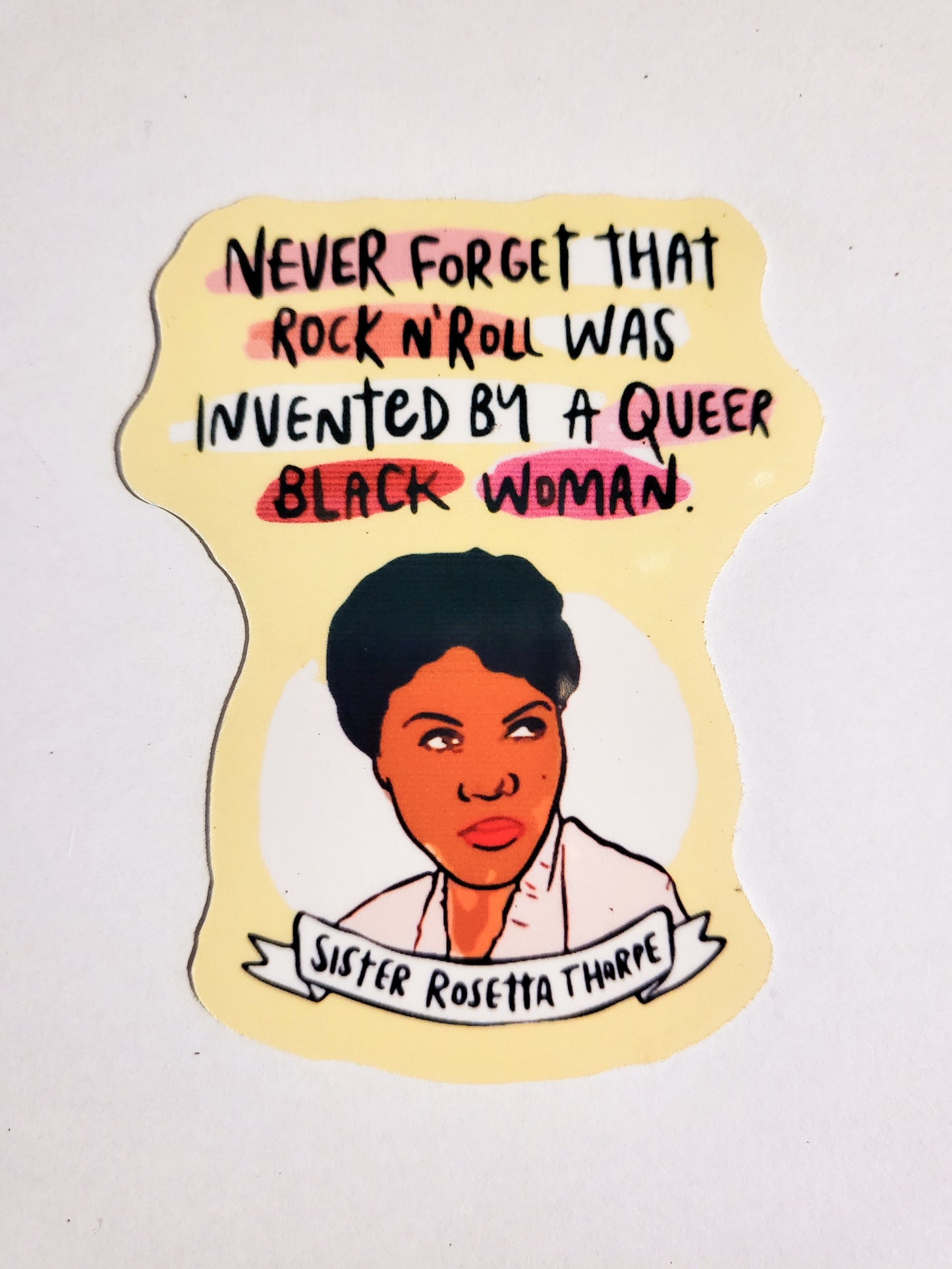 Sister Rosetta Tharpe Sticker - Glossy or Holographic - 2.4" x 3"