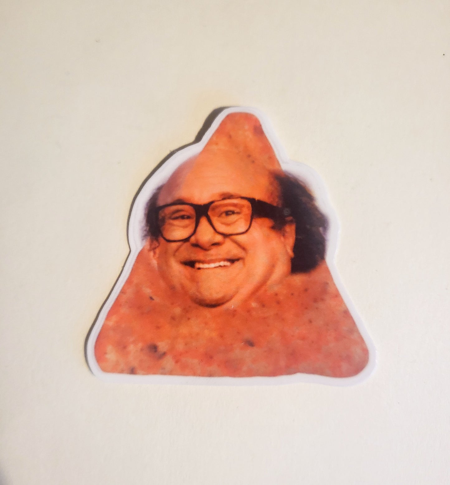 Danny Dorito - Weatherproof decal, IASIP Vinyl Stickers Decal laptop water bottle waterproof actor TV movies devito frank car bumper sticker