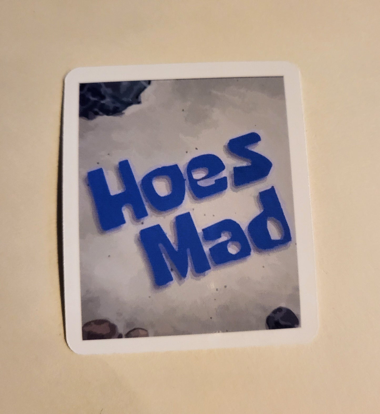 Hoes Mad Sticker - Glossy 2.2" x 2.6" - stickers decal cartoon font gift laptop planner bottle hydroflask